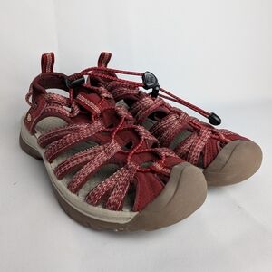 KEEN Women Sandals Size 7 Couleur Rouge Washeble Waterproof Outdoor